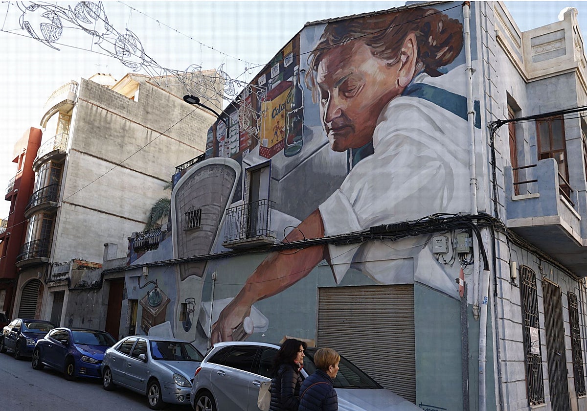 Mural de Tinoco en Picassent.